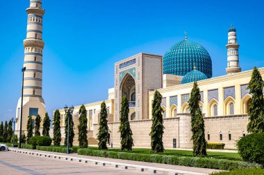 Sultan Qaboos Grand Mosque in Sohar, Oman clipart