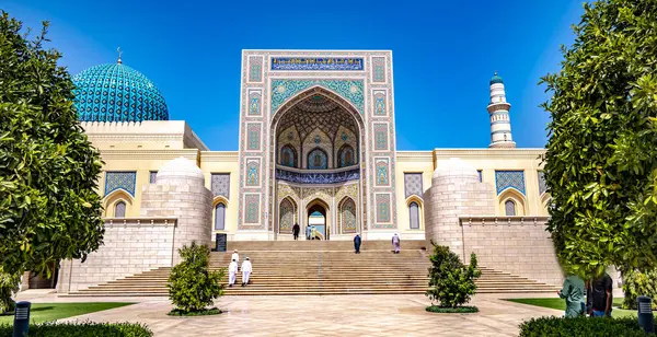 stock image Sultan Qaboos Grand Mosque in Sohar, Oman