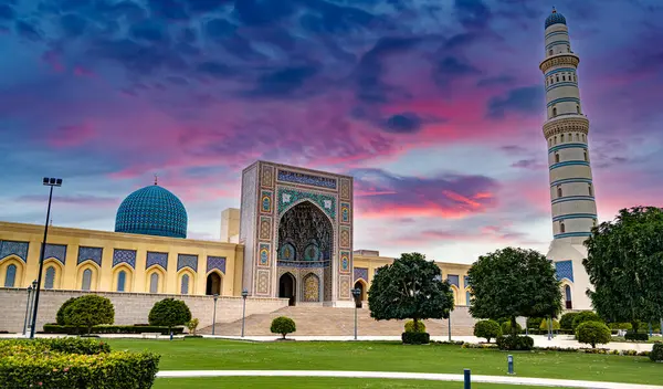 stock image Sultan Qaboos Grand Mosque in Sohar, Oman