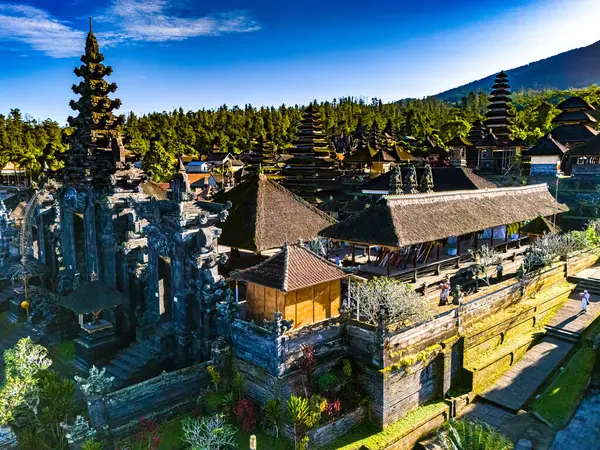 stock image Besakih Temple in the village of Besakih on the slopes of Mount Agung in eastern Bali, Indonesia