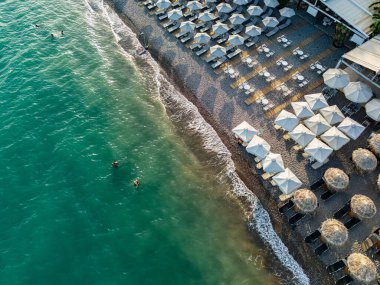 Yunanistan 'ın Korint Körfezi yakınlarındaki Aetolia-Acarnania' daki Nafpaktos 'taki Psani Plajı