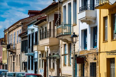 IOANNINA, GREECE - SEP 1, 2024: Yunanistan 'ın kuzeybatısındaki Ioannina, Epirus mimarisi