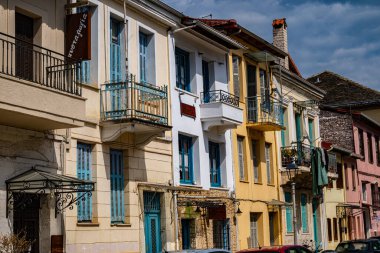 IOANNINA, GREECE - SEP 1, 2024: Yunanistan 'ın kuzeybatısındaki Ioannina, Epirus mimarisi