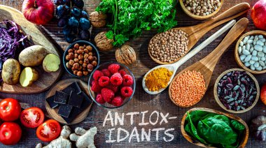 Antioksidan açısından zengin gıdalar. Sağlıklı beslenme