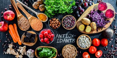 Antioksidan açısından zengin gıdalar. Sağlıklı beslenme
