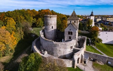 Bedzin Castle in Silesia, Poland. clipart