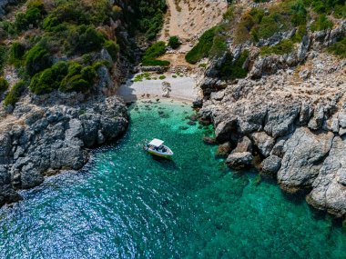 Vathi Lagadi, Yunanistan 'ın Zakynthos kıyısında.