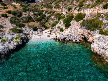 Kremidi Sahili, Zakynthos, Yunanistan.