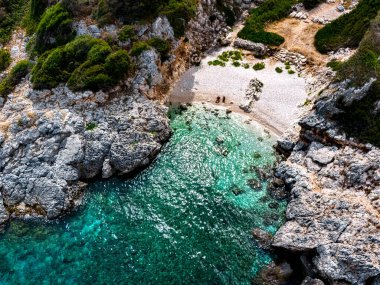Kremidi Sahili, Zakynthos, Yunanistan.