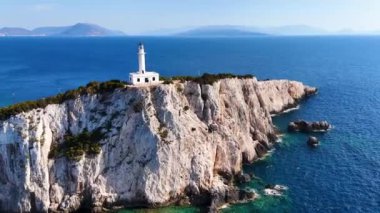 Lefkatas Burnu Deniz feneri, Lefkada Adası, Yunanistan.