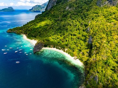 Filipinler, Palawan Adası 'nın kuzeyindeki El Nido yakınlarında yedi Komando Sahili