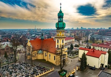 Tychy 'deki Magdalene Kilisesi, Yukarı Silezya, Polonya.