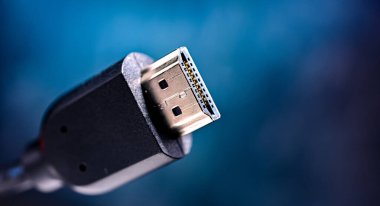 Video verisi aktarımı için erkek HDMI tip A bağlayıcısı