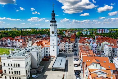 Aşağı Silezya Voyvoda 'daki Glogow eski kasabasının mimarisi, Polonya