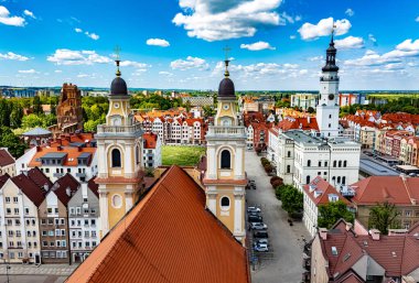 Aşağı Silezya Voyvoda 'daki Glogow eski kasabasının mimarisi, Polonya