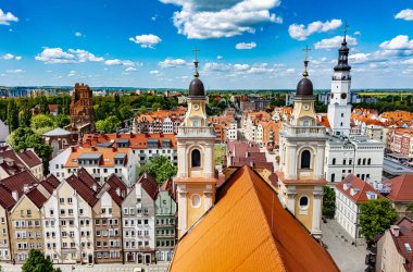 Aşağı Silezya Voyvoda 'daki Glogow eski kasabasının mimarisi, Polonya