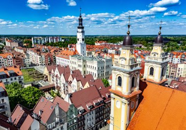 Aşağı Silezya Voyvoda 'daki Glogow eski kasabasının mimarisi, Polonya