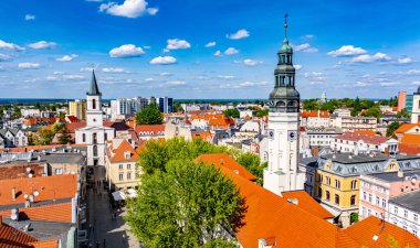Lubusz Voyvoda 'daki Zielona Gora kasabasının mimarisi, Polonya