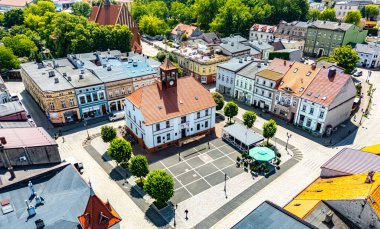 Büyük Polonya Voyvoda 'daki Ostrzeszow eski kasabasının mimarisi, Polonya