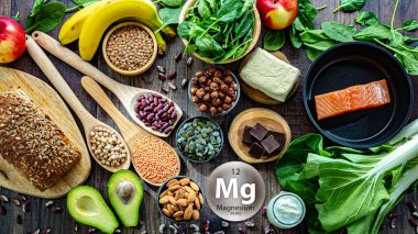Magnezyum açısından zengin gıda ürünleri bileşimi.