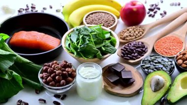 Magnezyum açısından zengin gıda ürünleri bileşimi.