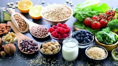 Diyabet hastaları için önerilen gıda ürünleri.
