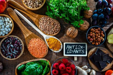 Antioksidan açısından zengin gıdalar. Sağlıklı beslenme