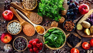 Antioksidan açısından zengin gıdalar. Sağlıklı beslenme