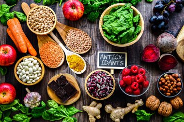 Antioksidan açısından zengin gıdalar. Sağlıklı beslenme