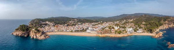 Aldeia Popular Tossa Mar Costa Brava Catalunha Mar Mediterrâneo Espanha — Fotografia de Stock
