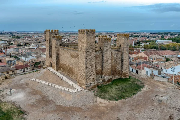 Castle Sadaba Rock Top Small Hill Region Cinco Villas Zaragoza — Stock Photo, Image