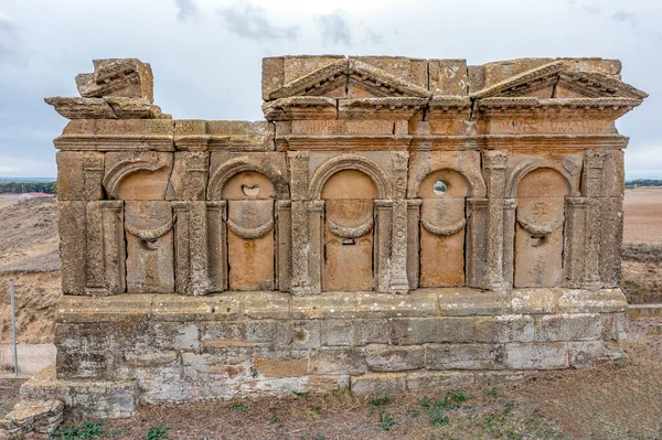 Мавзолей Атилио Садабе Сарагоса Испания Известный Алтарь Мавров Римский Погребальный — стоковое фото