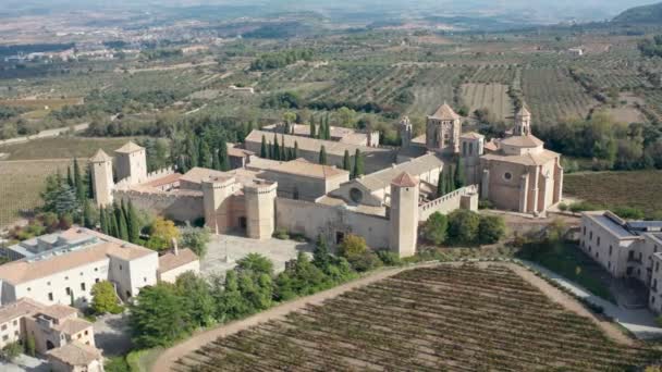 마리아 Poblet 카탈로니아 스페인의 수도원 — 비디오