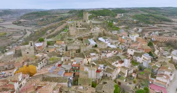 Ciutadilla Município Espanha Província Lleida Região Urgell Catalunha Possui Uma — Vídeo de Stock