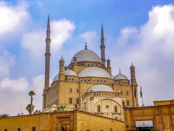 The great Mosque of Muhammad Ali Pasha - Alabaster Mosque - situated in the Citadel of Cairo in Egypt, commissioned by Muhammad Ali Pasha, one of the landmarks and tourist attractions of Cairo, Egypt