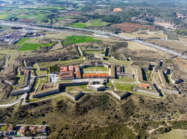 Sant Ferran Castle, Bulwark of Santa Tecla, Figueres, Girona Spain. rear view