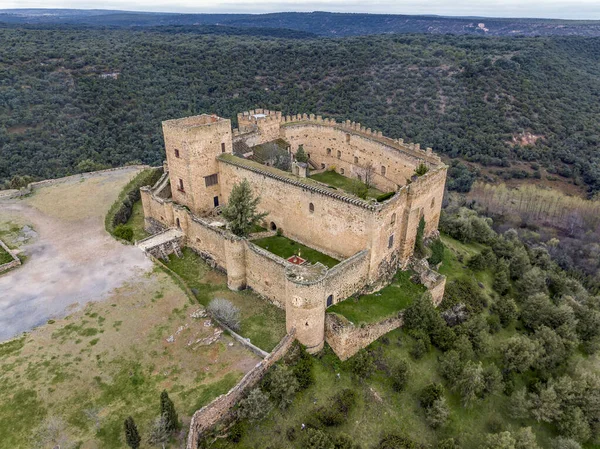 Medieval Castle Pedraza Built Esplanade Fields Castile Segovia Spain — Stock Photo, Image