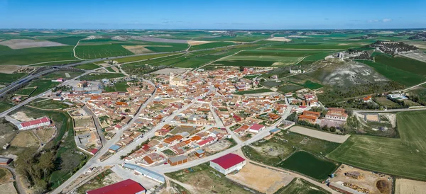 Mota Del Marques Valladolid Panoramautsikt Över Luften Spanien — Stockfoto