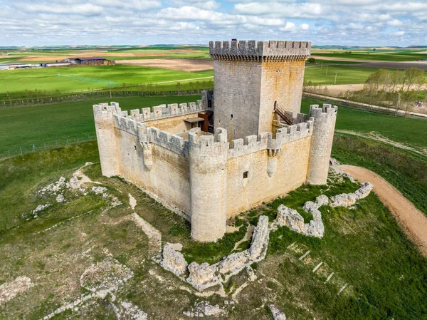 Villalonso 城はまだおいて 内装と高防御的な壁 サモラ県 スペイン中世の城 — ストック写真