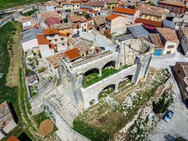 Pozostałości Kościoła San Pedro Tiedrze Prowincji Valladolid Hiszpanii — Zdjęcie stockowe