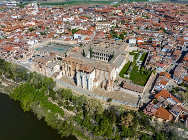 Uitzicht Vanuit Lucht Het Klooster Van Santa Clara Provincie Tordesillas — Stockfoto
