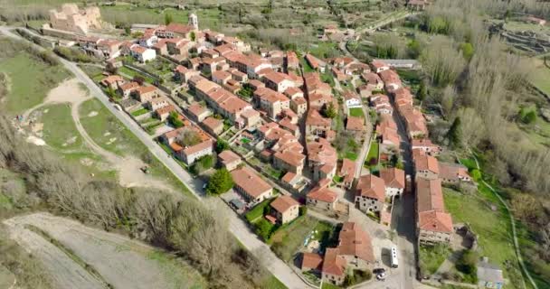 Vue Aérienne Panoramique Yanguas Ville Soria Province Espagne — Video