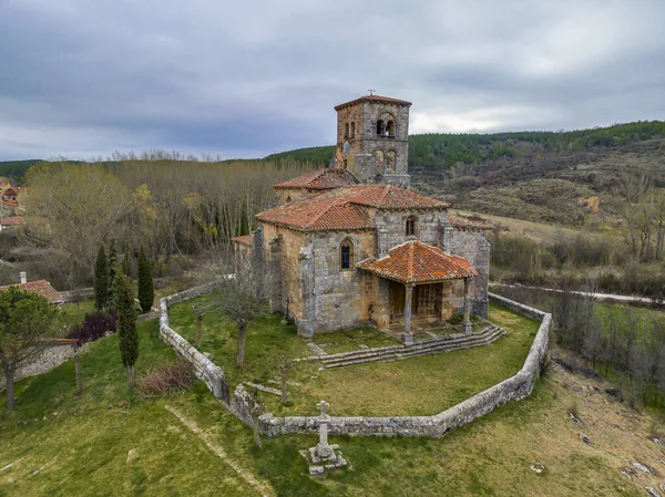 Kirche San Martin Obispo Jaramillo Quemado Einer Wunderschönen Stadt Spanien — Stockfoto
