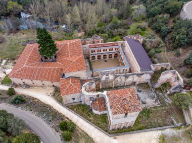 Covarrubias Burgos İspanya 'daki San Pedro de Arlanza Manastırı
