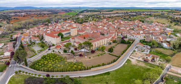 Vista Aerea Panoramica Della Provincia Caleruega Burgos Spagna — Foto Stock
