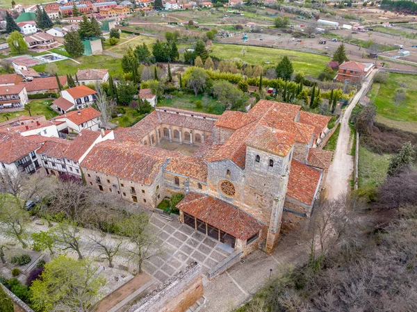 Chiesa Collegiata San Cosme San Damiano Covarrubias Burgos Spagna Costruita — Foto Stock