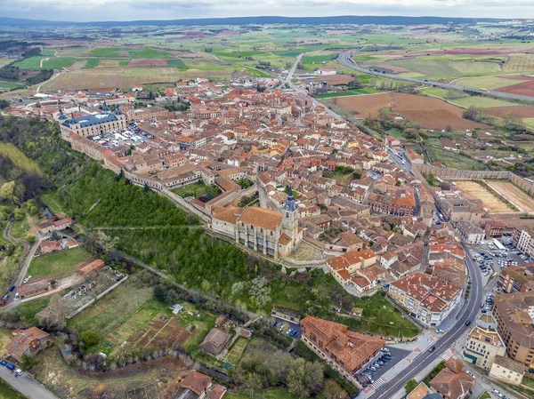 Vista Aerea Panoramica Della Provincia Lerma Burgos Spagna — Foto Stock