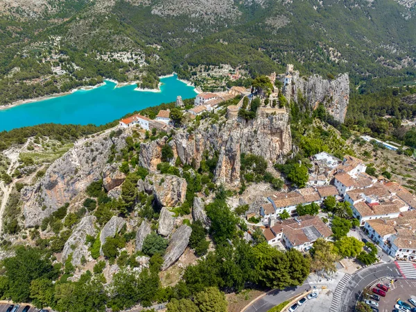 Panoramic Aerial View Guadalest Province Alicante Listed Beautiful Villages Spain — Stock Photo, Image