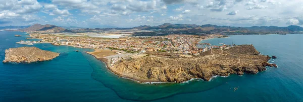 Воздушный Вид Масаррон Пуэрто Провинция Мурсия Испания — стоковое фото