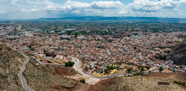 Vista Panorâmica Cidade Lorca Província Múrcia Espanha — Fotografia de Stock